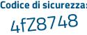 Il Codice di sicurezza è fce1 continua con f55 il tutto attaccato senza spazi