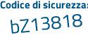 Il Codice di sicurezza è 1 poi 34Z43a il tutto attaccato senza spazi
