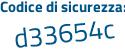 Il Codice di sicurezza è badae66 il tutto attaccato senza spazi