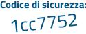 Il Codice di sicurezza è f4211d2 il tutto attaccato senza spazi
