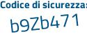Il Codice di sicurezza è a9b825a il tutto attaccato senza spazi