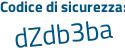Il Codice di sicurezza è Z8d813d il tutto attaccato senza spazi