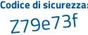 Il Codice di sicurezza è 291a9ed il tutto attaccato senza spazi