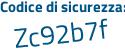 Il Codice di sicurezza è cb continua con 4cb75 il tutto attaccato senza spazi