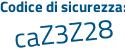 Il Codice di sicurezza è 2865bc2 il tutto attaccato senza spazi