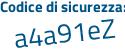 Il Codice di sicurezza è 92be34f il tutto attaccato senza spazi