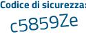 Il Codice di sicurezza è 693 poi 745d il tutto attaccato senza spazi