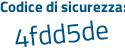 Il Codice di sicurezza è bb1 continua con 8ca7 il tutto attaccato senza spazi