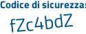 Il Codice di sicurezza è 5Zc7 poi 99e il tutto attaccato senza spazi