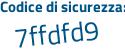 Il Codice di sicurezza è 9 segue 6237Z1 il tutto attaccato senza spazi