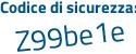 Il Codice di sicurezza è f segue dZd9ab il tutto attaccato senza spazi