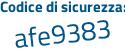 Il Codice di sicurezza è 3aad poi abZ il tutto attaccato senza spazi