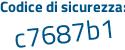 Il Codice di sicurezza è 24e24 continua con c3 il tutto attaccato senza spazi
