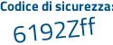 Il Codice di sicurezza è d8b61c9 il tutto attaccato senza spazi