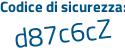 Il Codice di sicurezza è 3749 continua con 4b7 il tutto attaccato senza spazi