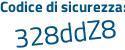 Il Codice di sicurezza è fa8621e il tutto attaccato senza spazi