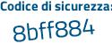 Il Codice di sicurezza è c78c586 il tutto attaccato senza spazi