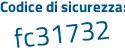 Il Codice di sicurezza è 9f1 poi 6557 il tutto attaccato senza spazi