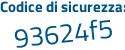 Il Codice di sicurezza è 7c72582 il tutto attaccato senza spazi