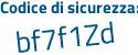 Il Codice di sicurezza è cc16cbc il tutto attaccato senza spazi