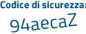 Il Codice di sicurezza è f continua con 68dee2 il tutto attaccato senza spazi