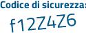 Il Codice di sicurezza è b543ea9 il tutto attaccato senza spazi