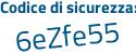 Il Codice di sicurezza è 199 segue f7c7 il tutto attaccato senza spazi