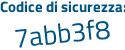 Il Codice di sicurezza è 1ec continua con 69d2 il tutto attaccato senza spazi