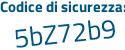 Il Codice di sicurezza è c poi f74699 il tutto attaccato senza spazi