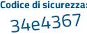Il Codice di sicurezza è Z7Z7e segue 31 il tutto attaccato senza spazi