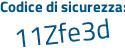 Il Codice di sicurezza è Z1d7922 il tutto attaccato senza spazi