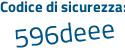 Il Codice di sicurezza è 3a49ff4 il tutto attaccato senza spazi