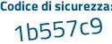 Il Codice di sicurezza è 78 segue 675be il tutto attaccato senza spazi