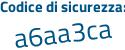 Il Codice di sicurezza è e4 segue 93375 il tutto attaccato senza spazi