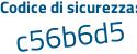 Il Codice di sicurezza è 94 continua con d1944 il tutto attaccato senza spazi
