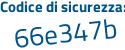 Il Codice di sicurezza è b continua con 6921bf il tutto attaccato senza spazi