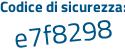 Il Codice di sicurezza è c9b segue 249d il tutto attaccato senza spazi