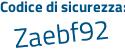 Il Codice di sicurezza è ZecZe continua con e2 il tutto attaccato senza spazi