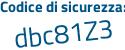 Il Codice di sicurezza è 616aZ continua con d4 il tutto attaccato senza spazi