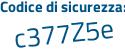 Il Codice di sicurezza è dbd9 poi 419 il tutto attaccato senza spazi