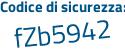 Il Codice di sicurezza è 5bb1e4a il tutto attaccato senza spazi