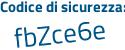 Il Codice di sicurezza è e342 segue a79 il tutto attaccato senza spazi