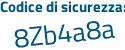 Il Codice di sicurezza è 83 segue a9914 il tutto attaccato senza spazi