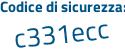 Il Codice di sicurezza è Z83b373 il tutto attaccato senza spazi