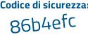 Il Codice di sicurezza è cee continua con 6919 il tutto attaccato senza spazi