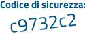 Il Codice di sicurezza è b continua con 511ef9 il tutto attaccato senza spazi