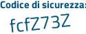 Il Codice di sicurezza è e5 poi e7Z74 il tutto attaccato senza spazi