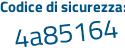 Il Codice di sicurezza è f55fe continua con ef il tutto attaccato senza spazi