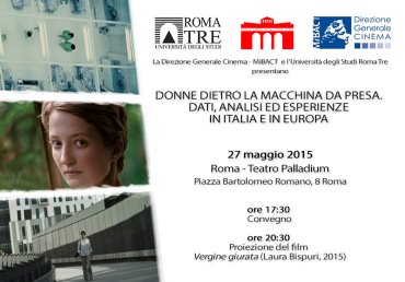 Il 27 maggio il Convegno “Donne dietro la macchina da presa”: dati, analisi ed esperienze in Italia e in Europa