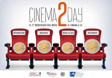 Con cinema2day al Cinema con due euro ogni secondo mercoledì del mese